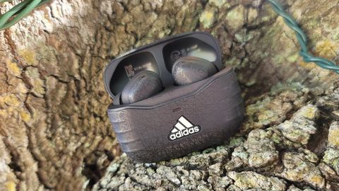 The Adidas Z.N.E. 01 ANC resting on a tree