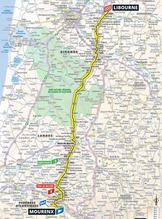 The maps and profile of stage 19 of the 2021 Tour de France