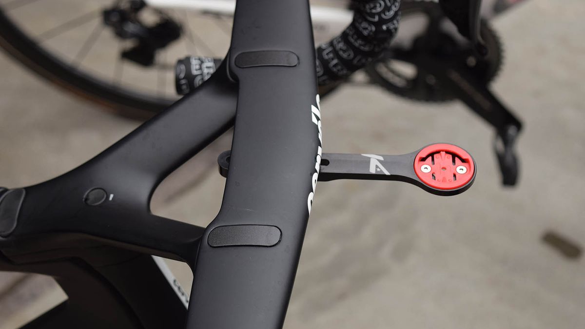 Team Sunweb are another team using K-Edge mounts, this time on the unique aero bars on their Cervelo S5
