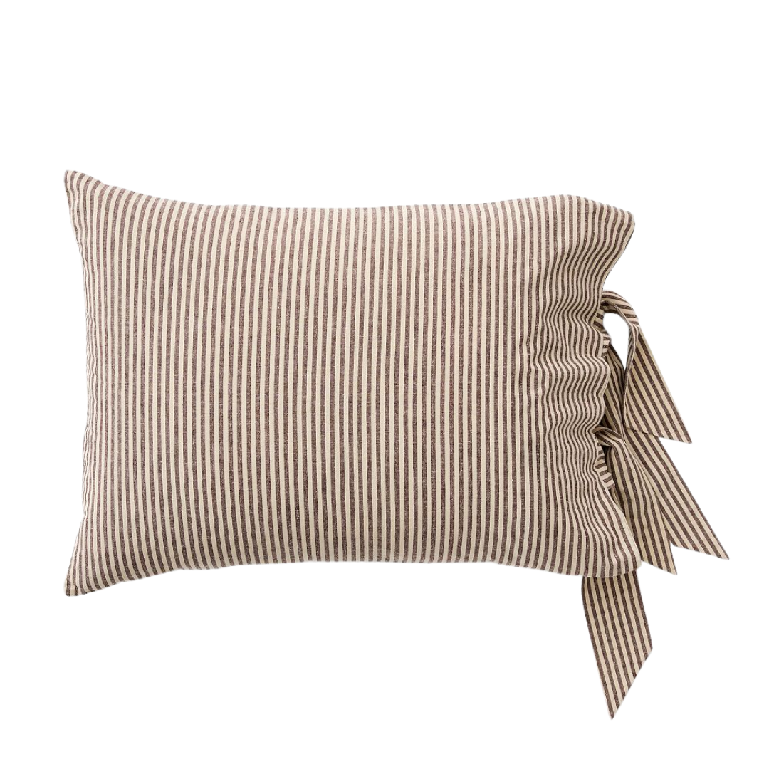Pierce & Ward Cotton Linen Stripe Duvet Cover & Shams