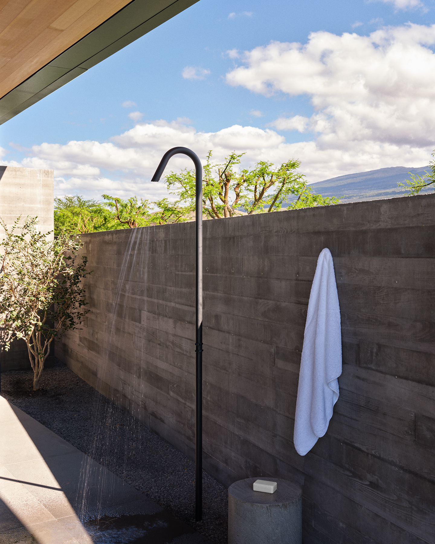 Hawaii house by oslon kundig and leverone design by the sea, tall ceilings, contemporary spaces and art work, and lots of glazing