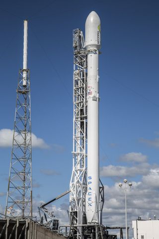 Falcon 9 and Thaicom 8 Satellite Ready to Go