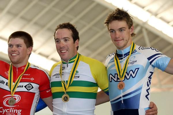 Time trial podium