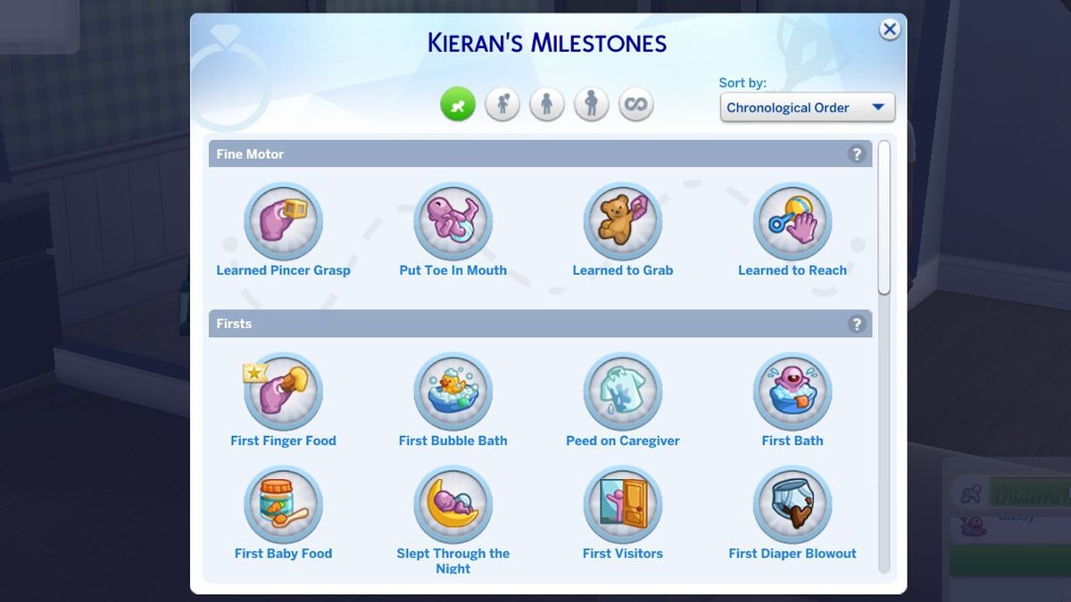 All Sims 4 Growing Together infant milestones GamesRadar+