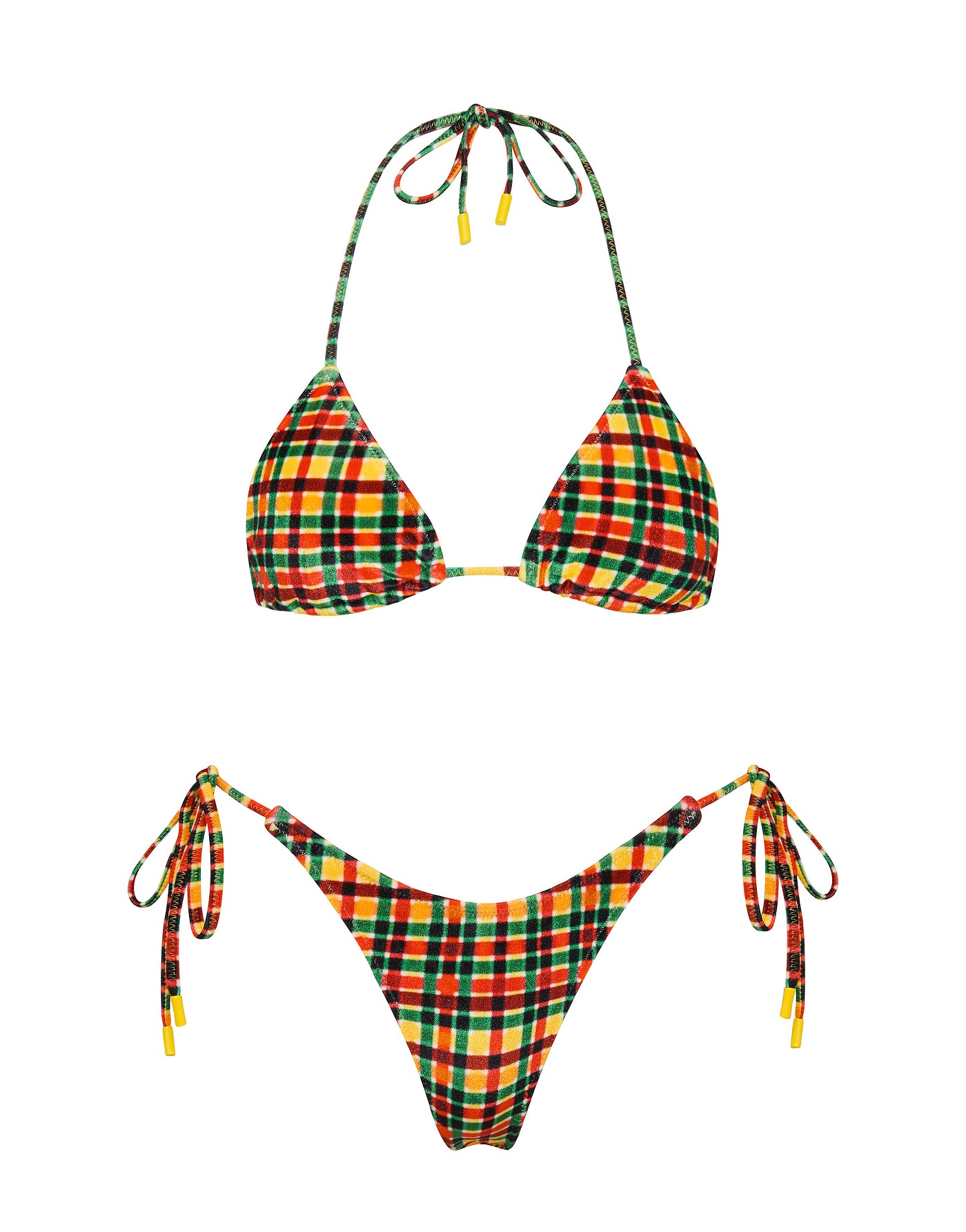 Vinca - Nemone Velvet Triangle Bikini Set | Triangl