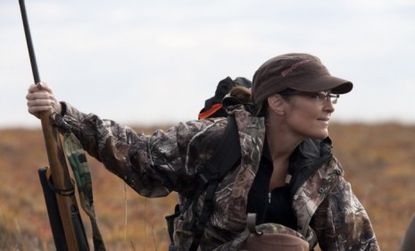 Sarah Palin says a successful hit is a "great feeling of accomplishment."