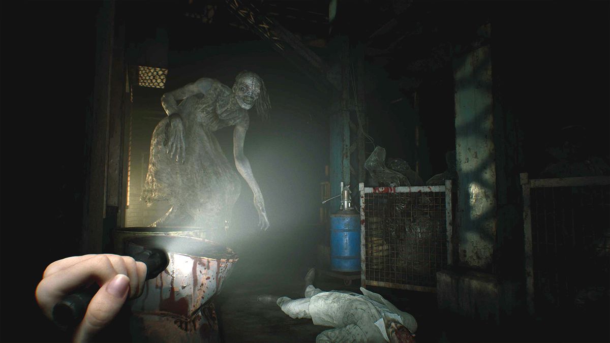 Resident Evil Requiem review; scenes from a video game with zombies