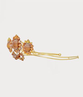 tiara: Andreas Kronthaler jewellery for Vivienne Westwood