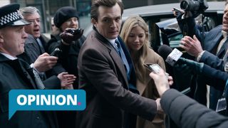 Rupert Friend and Sienna Miller in Anatomy of a Scandal