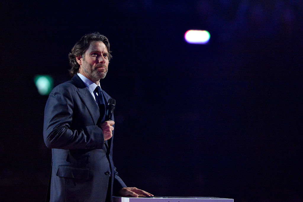 John Bishop on stage