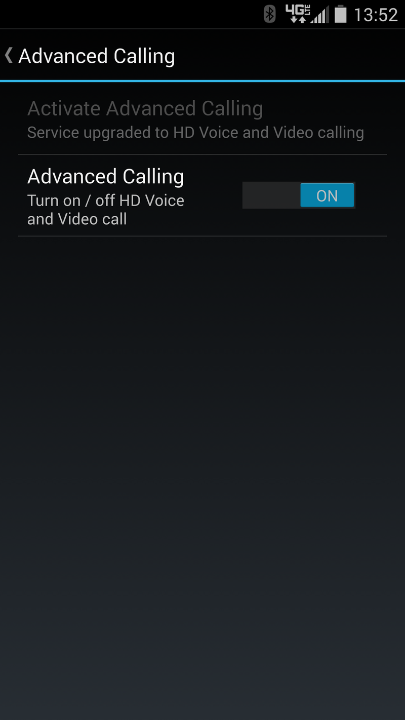 Droid Turbo VoLTE update