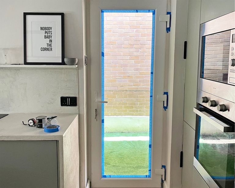 How to upgrade a uPVC door with paint and faux Crittall detail Real Homes