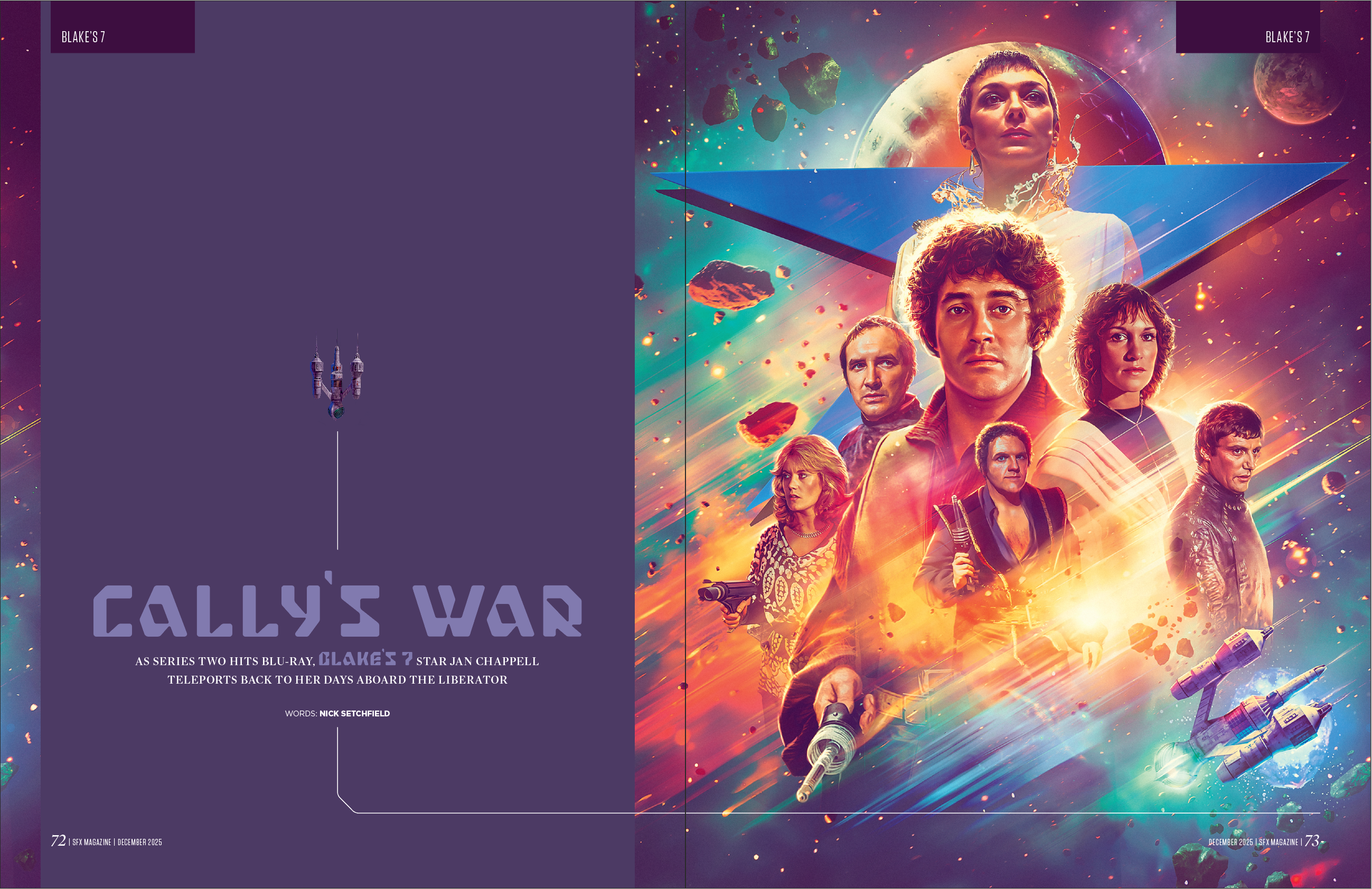 The artwork for the Blake&#039;s 7: The Collection series two box set.