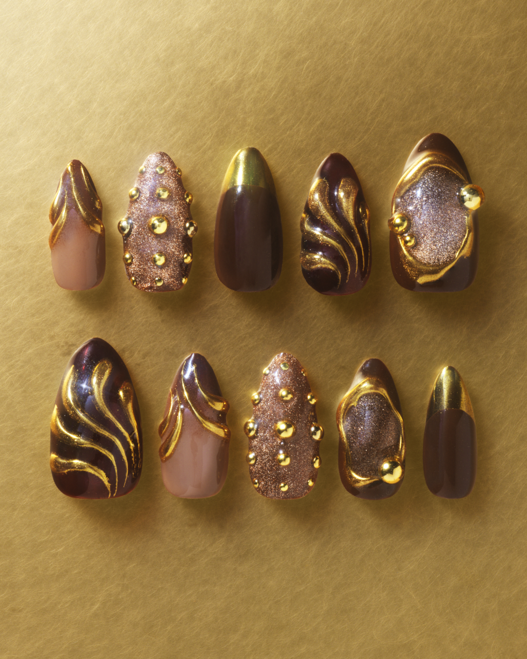 Magnum Ice Cream, Dessert in the Desert Press-On Nails