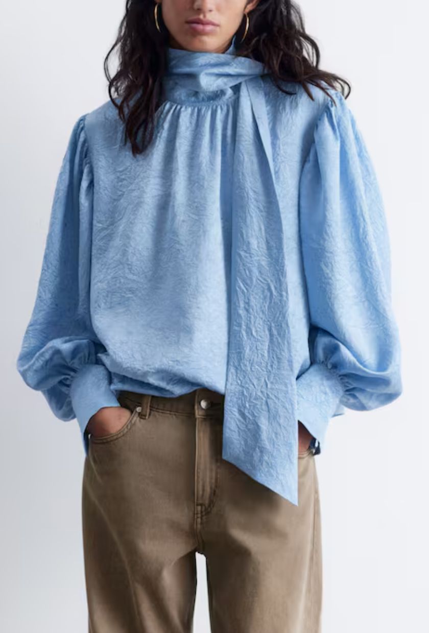 &amp;amp; Other Stories, Bow-Collar Blouse