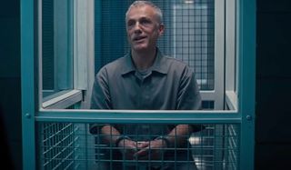 No Time To Die Blofeld teases James in an isolated cell