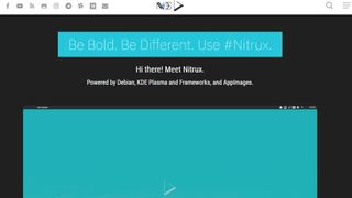 Website screenshot for Nitrux