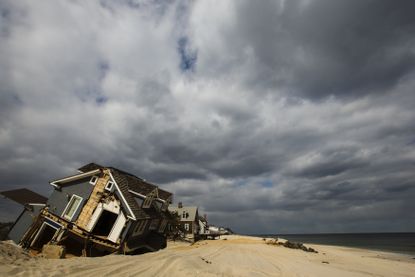 Damage from superstorm Sandy.