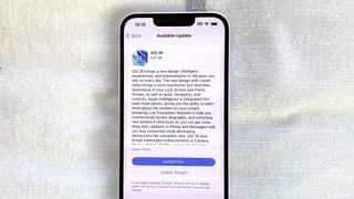 ios 26 update screen