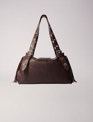 Miss M XL schlichte Ledertasche