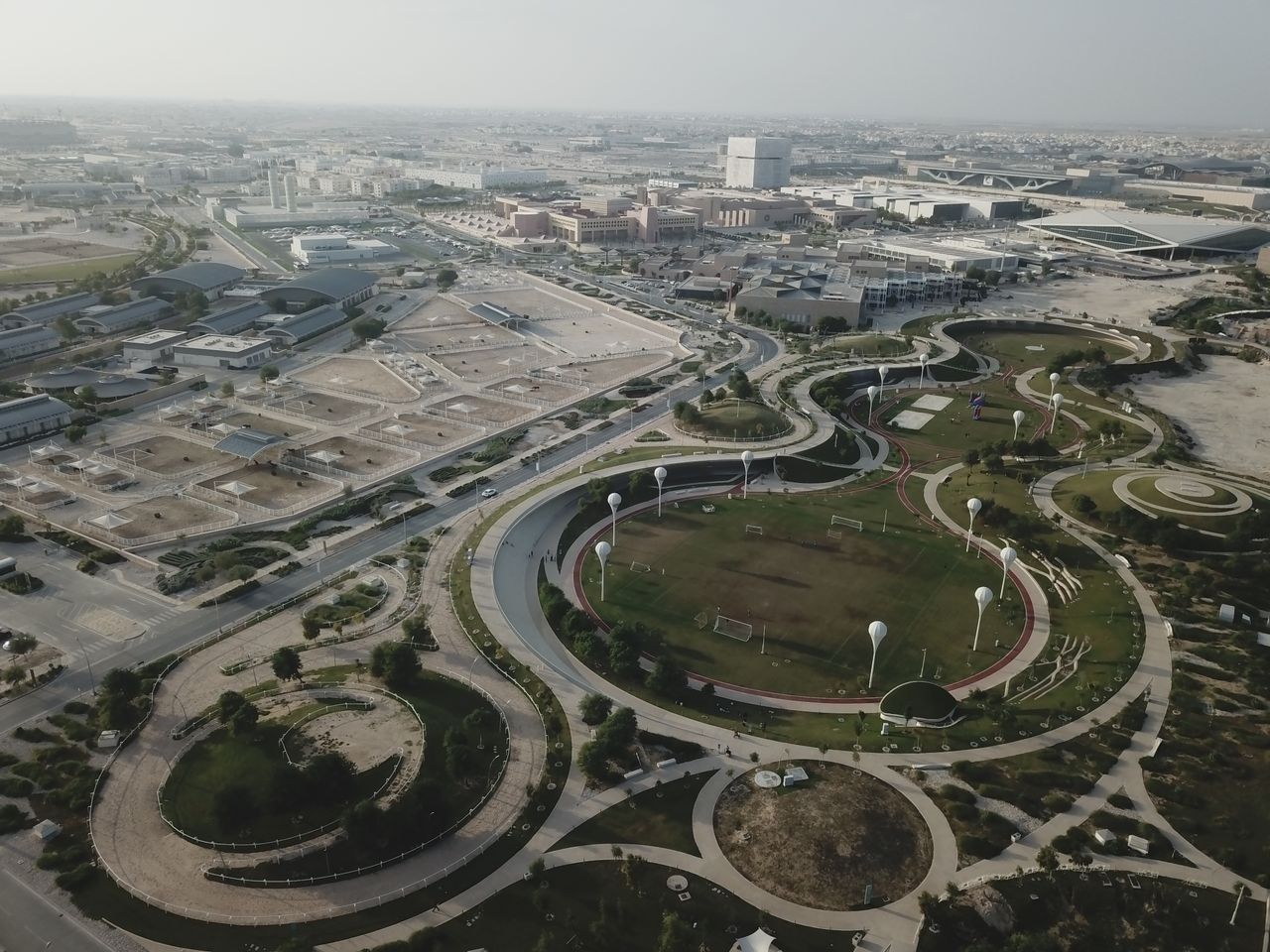 oxygen park qatar aerial 