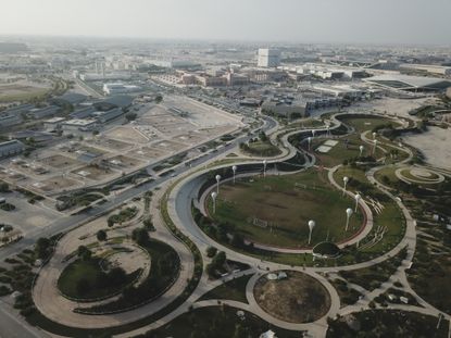 oxygen park qatar aerial 