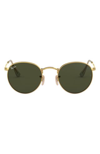 Icons 50mm Round Metal Sunglasses