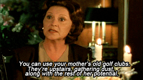 GIF ¦ Gilmore Girls Emily Gilmore Talking About Potential