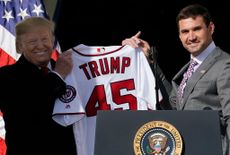 Donald Trump Washington Nationals.