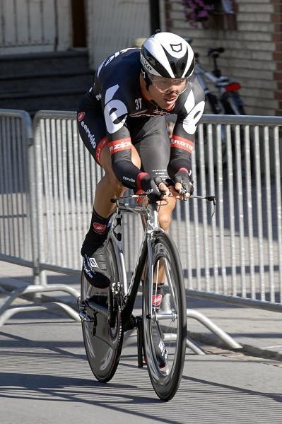 Thor Hushovd (Cerv&eacute;lo TestTeam) on his way to (un)lucky 13th place.