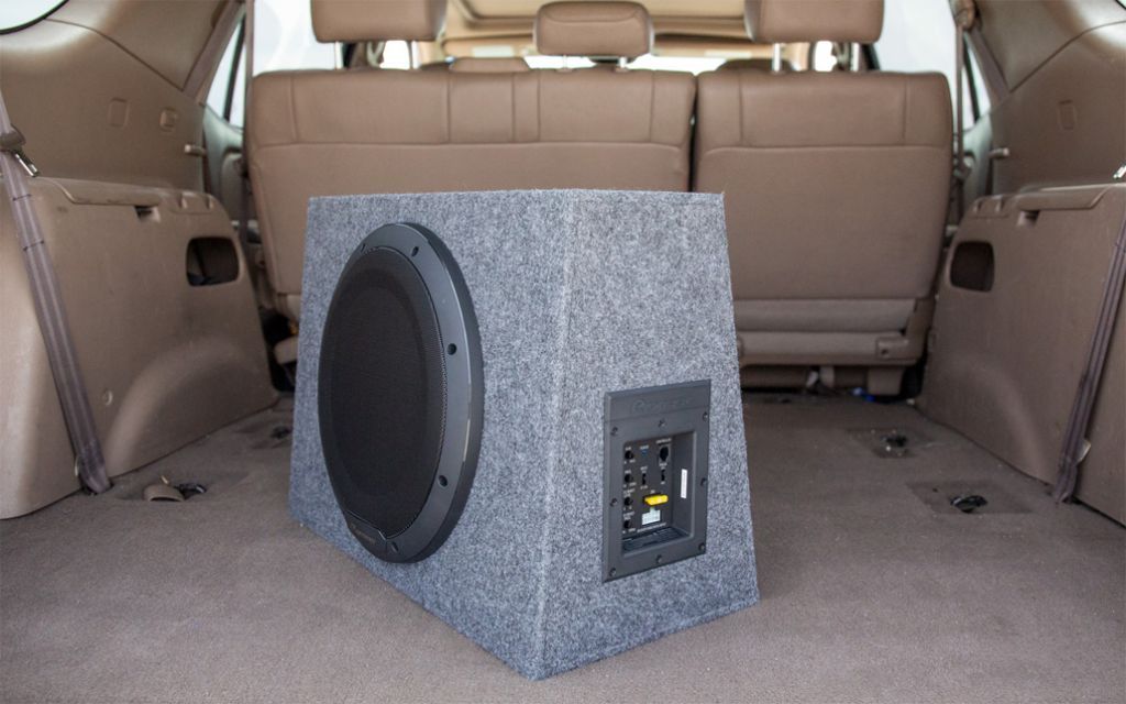 pioneer sub with built in amp
