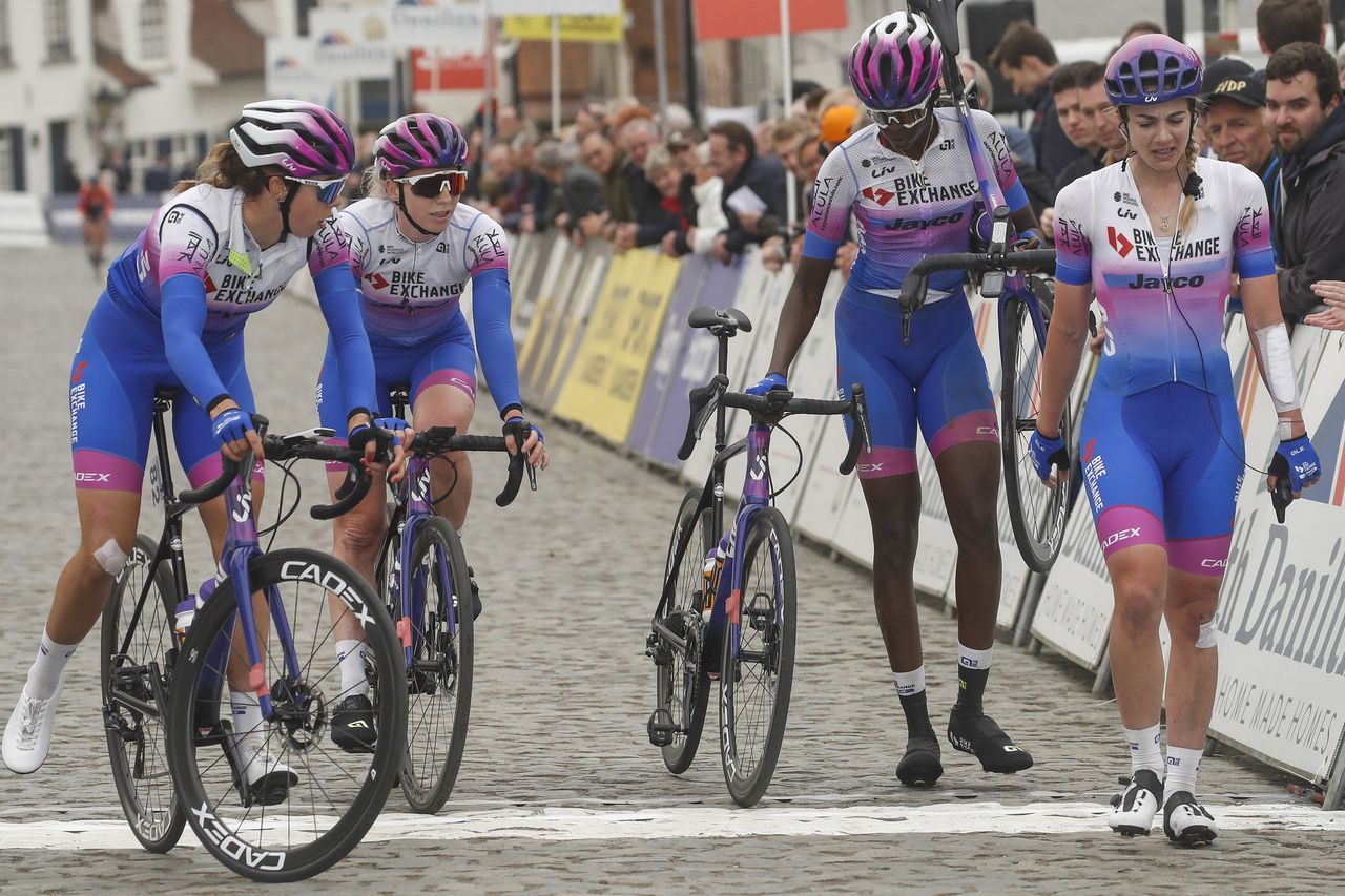 Danilith Nokere Koerse Women 2022 - 3th Edition -
Deinze - Nokere 125,9 km - 16/03/2022 - Team BikeExchange - Jayco - photo Rafa Gomez/SprintCyclingAgency&Acirc;&copy;2022