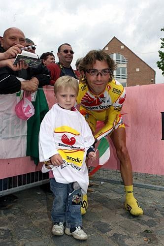 Manuele Mori (Saunier Duval) and son