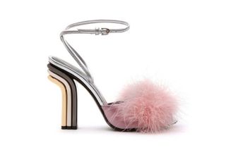 Marco de Vincenzo, feather embellished high-heel sandals, £580