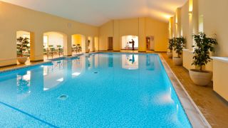 Relax with a swim in the pool or a treatment at the spa