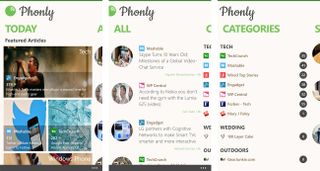 Phonly Feedly for Windows Phone 8 SC