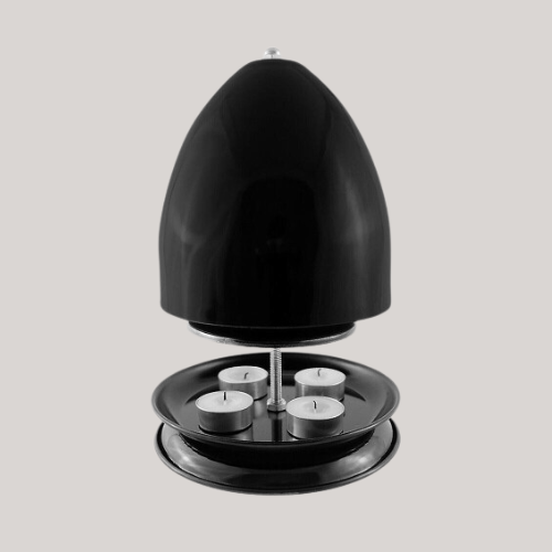 Tea Light Oven Double-Walled Radiator Candle Heater for 6 Tealights Fireplace