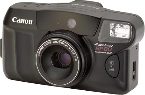 Canon Sure Shot 80 Tele Saf 35mm Film Camera W/ Canon 38-80mm Lens (black)