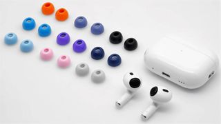 Foam ear tip color options for AirPods Pro