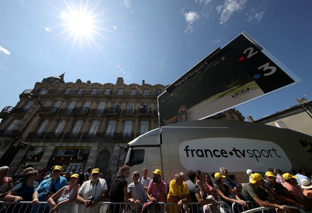 You can watch the race on TV until it arrives
