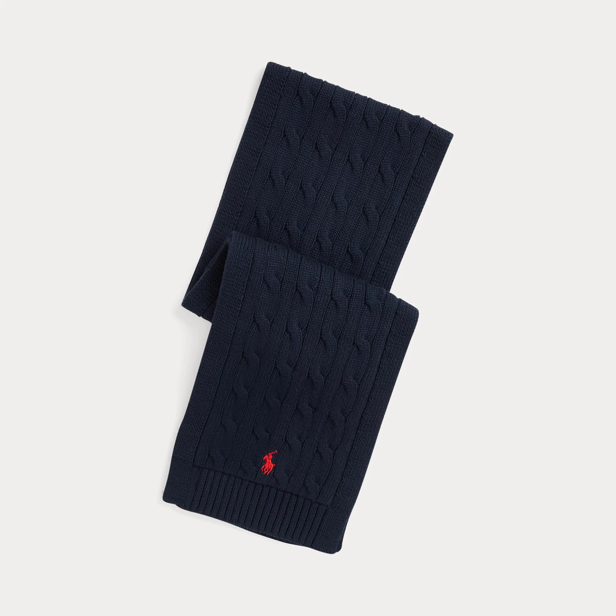 Polo Ralph Lauren, Cable-Knit Cotton Scarf