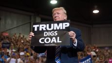 President Donald Trump embraces coal in 2017