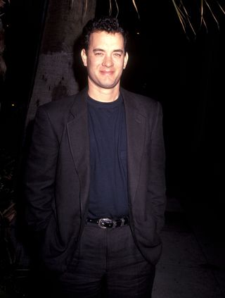 Tom Hanks attends Play performance of Twelfth Night 1991
