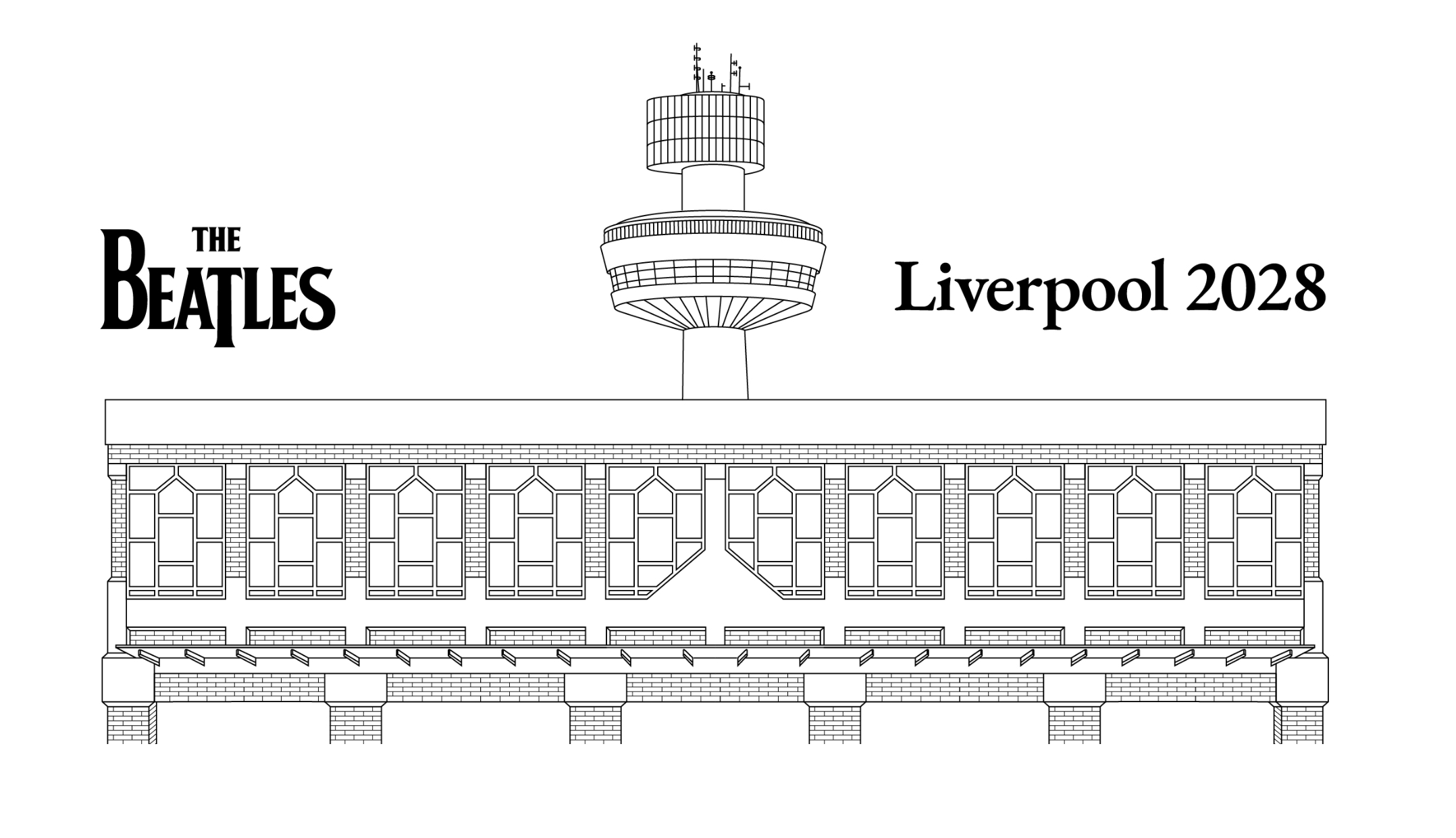 The Beatles Liverpool 2028 logo