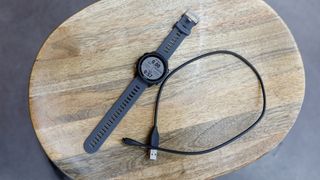 Garmin Forerunner 245 Music with charging cable