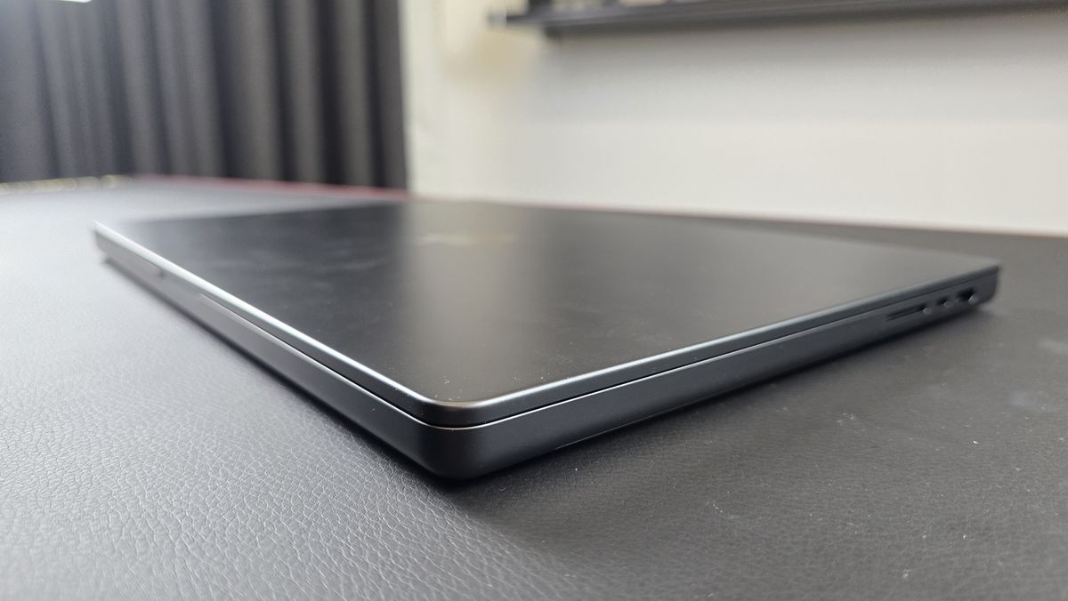 16-inch MacBook Pro with M4 Pro chip in a studio being used