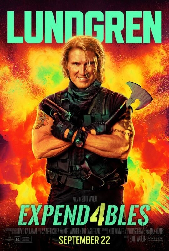 Expendables 4 character poster Dolph Lundgren