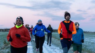 Winter running group