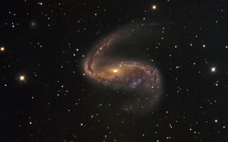 Distorted galaxy NGC 2442