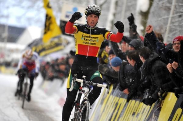 Sven Nys (Landbouwcredit-Colnago) takes victory in Kalmthout